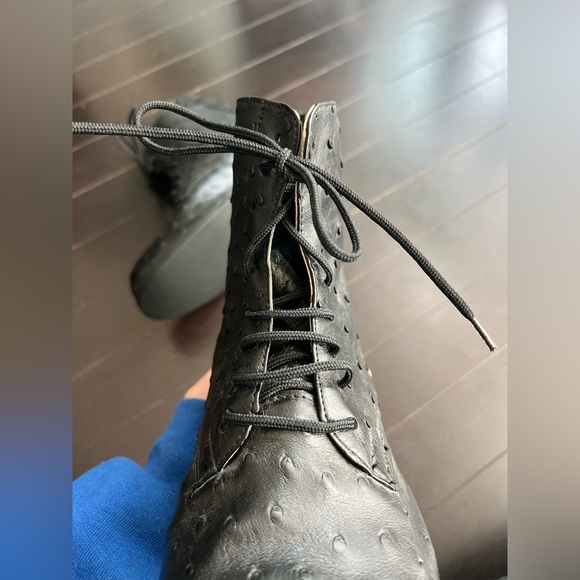 NEW Ostrich Leather Boots by Der Dau New York - Picture 8 of 10